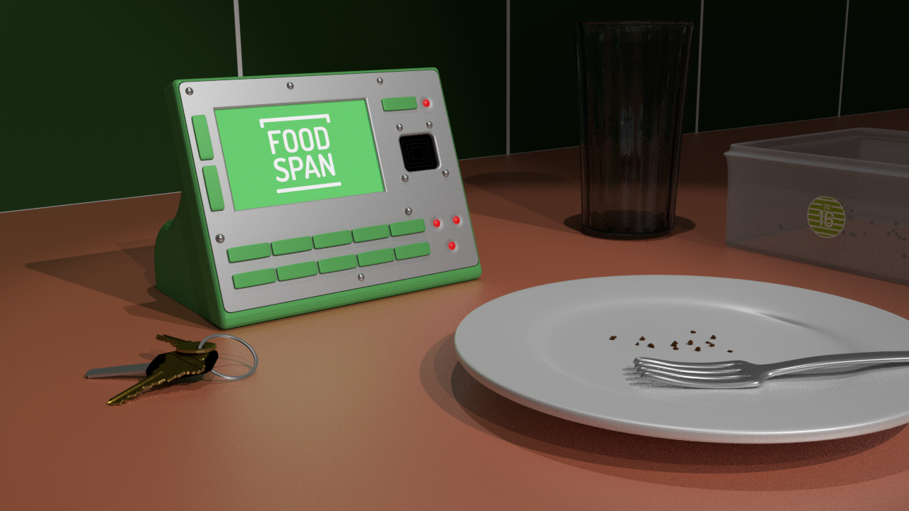 3D Model Preview of what FoodSpan looks like